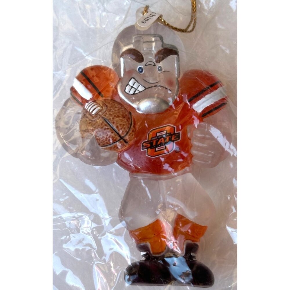 Collegiate Licensed Product Oklahoma State Cowboys Football Christmas Ornament